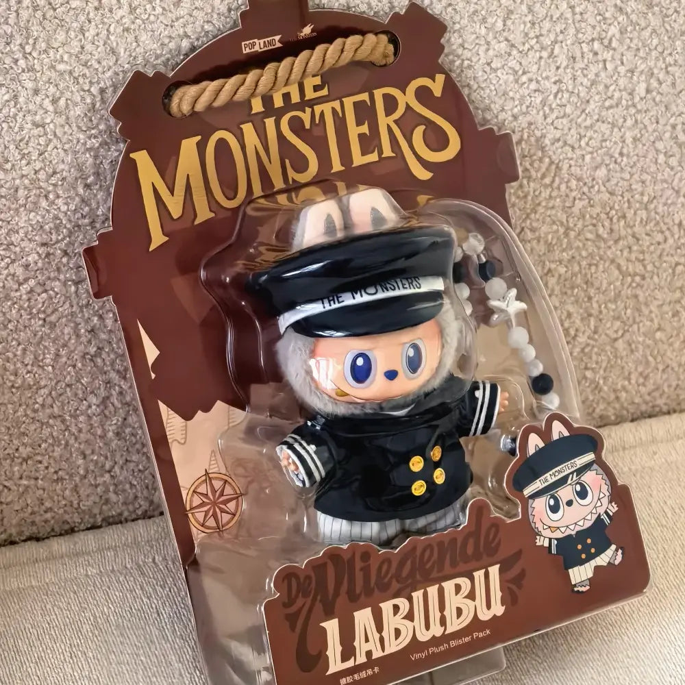 Labubu Captain Vinyl Plush Hanging Card POP LAND Exclusive