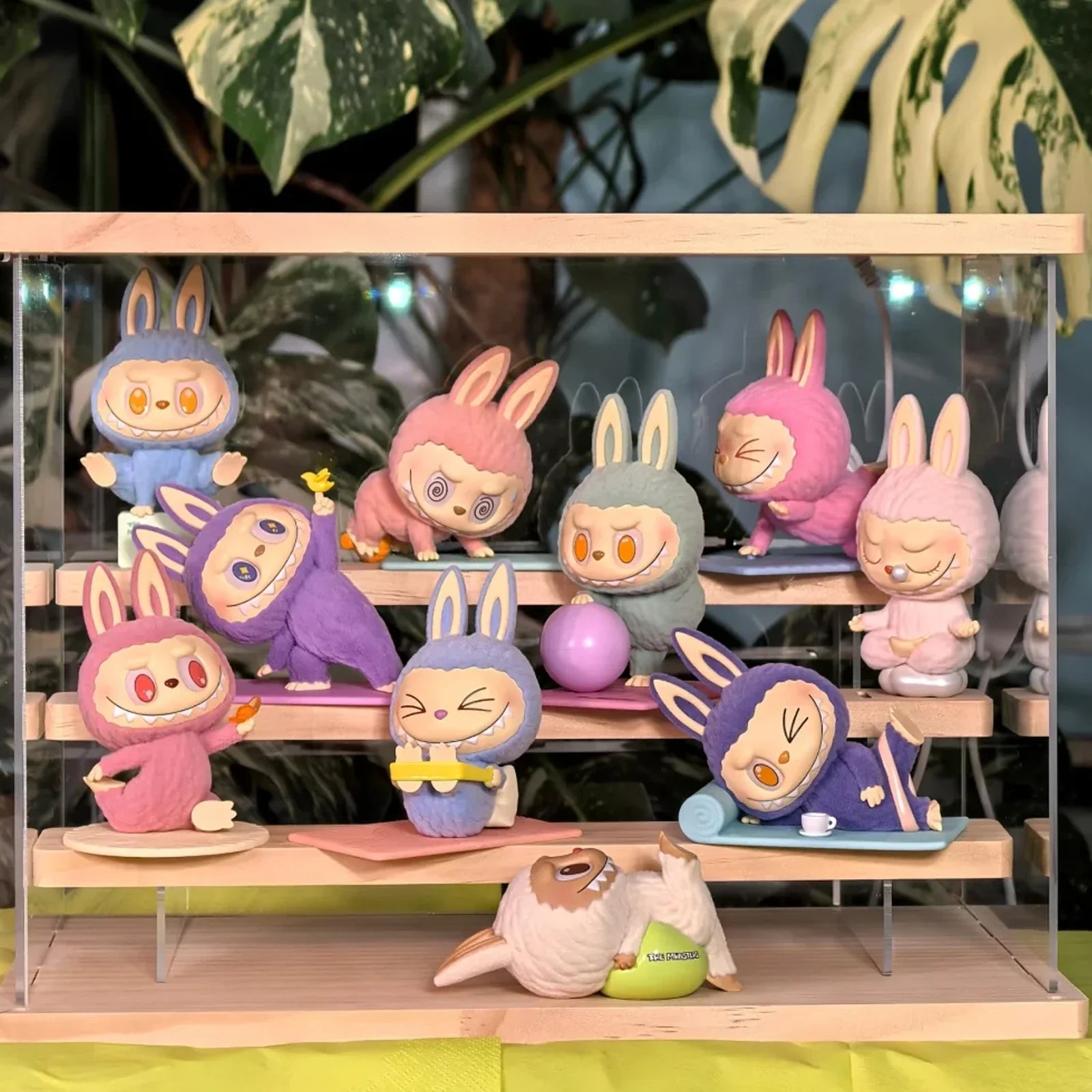 THE MONSTERS Labubu Lazy Yoga Series Figures – Kikibuddies