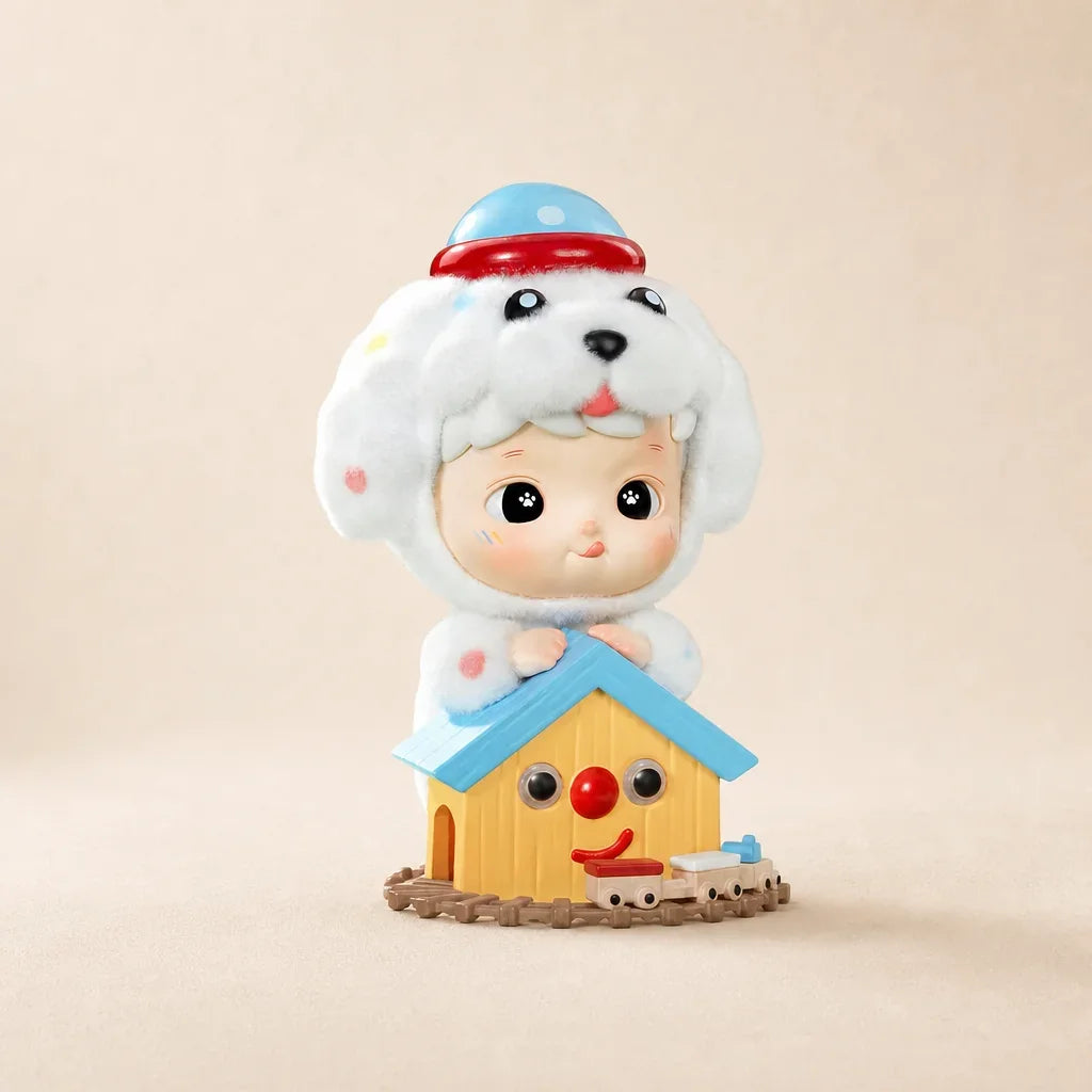 HACIPUPU Fluffy Puppy Figure ハチププ Hacipupu Fluffy Puppy Figurine | KikiBuddies
