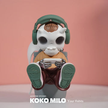 KOKOMILO Your Habit Ice Gray M Version Ritual Figure — main view | KikiBuddies