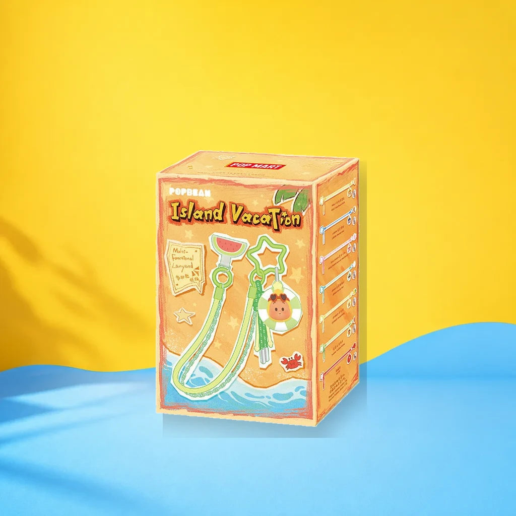 POP BEAN Island Vacation Series Multi-Functional Lanyard Blind Box - Blind Box Packaging - 01 main kiki clean