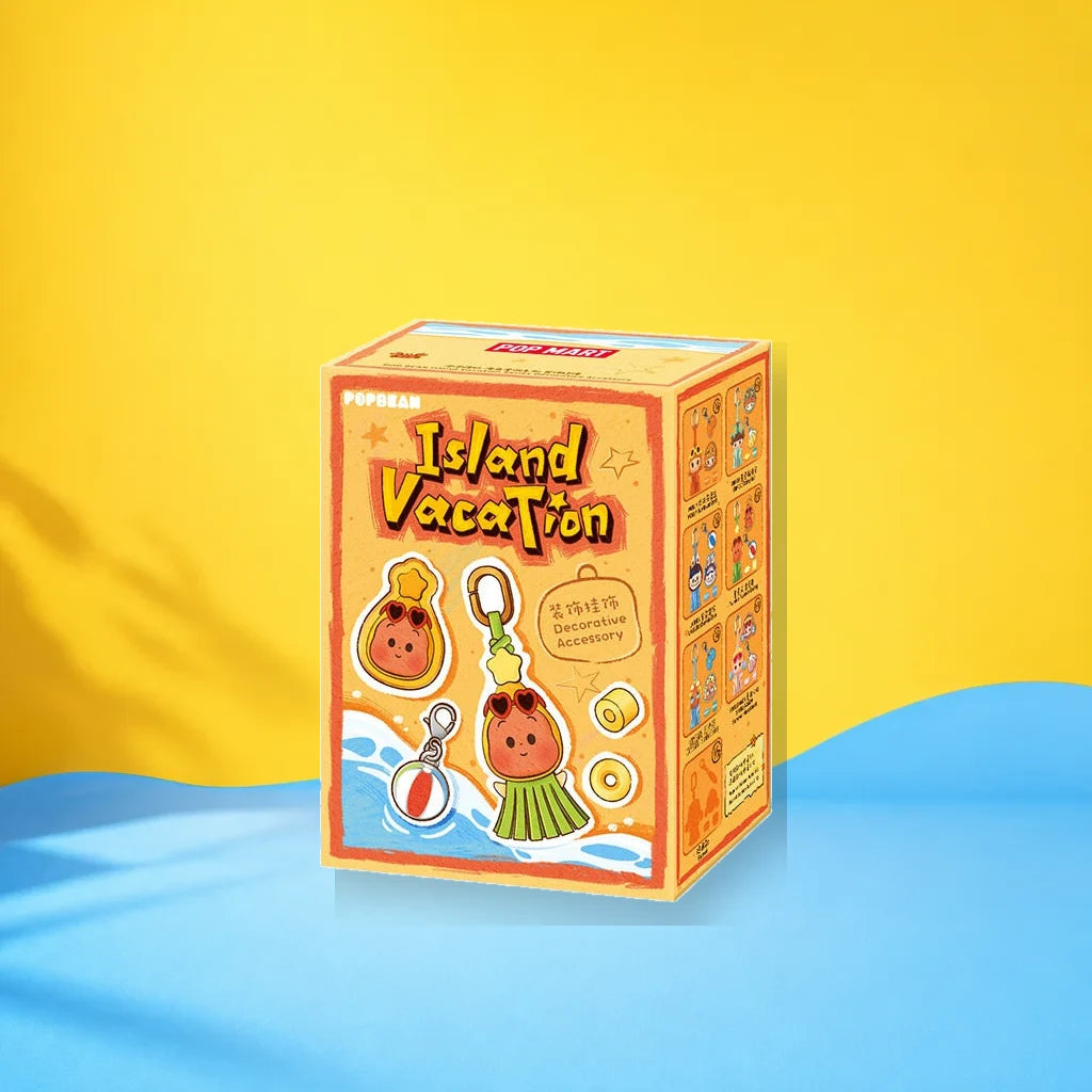 POP BEAN Island Vacation Series Decorative Charm Blind Box - Blind Box Packaging - 01 main kiki clean