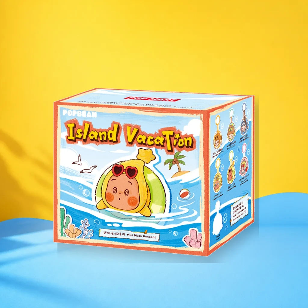 POP BEAN Island Vacation Series Mini Plush Pendant Blind Box - Blind Box Packaging - 01 main kiki clean