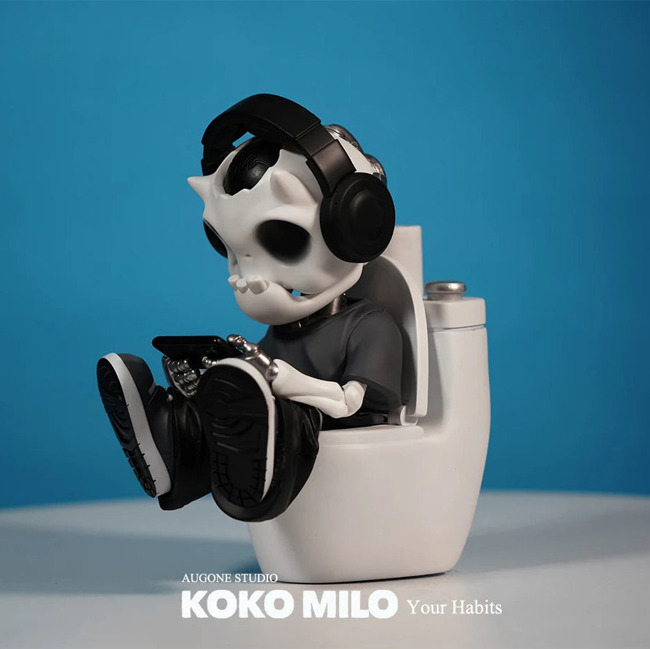 KOKOMILO Your Habit Bright White M Version Ritual Figure — front view | KikiBuddies