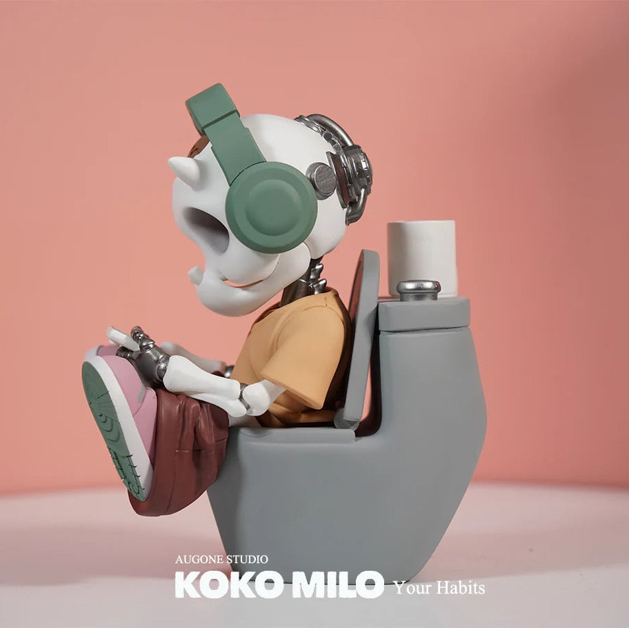 KOKOMILO Your Habit Ice Gray M Version Ritual Figure — main view | KikiBuddies