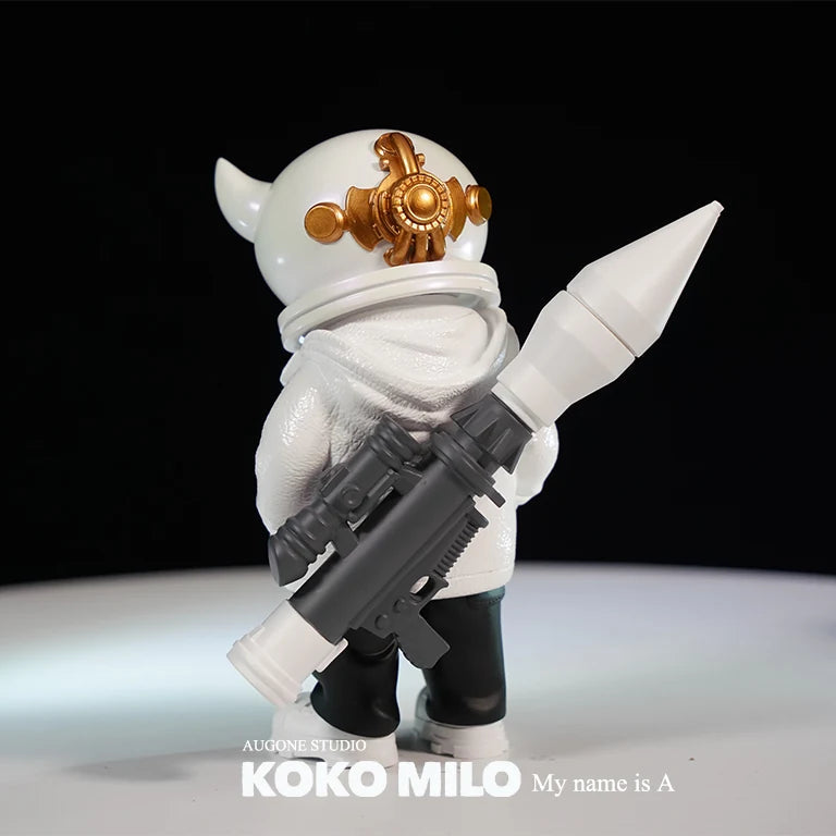 KOKOMILO A-Kingsman Crystal Jade S/M Version Opaque Head Figure — side view | KikiBuddies