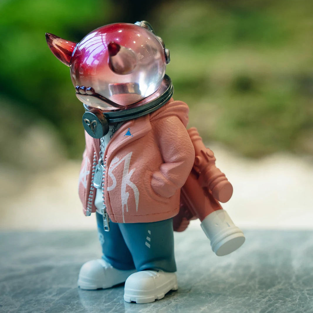 KOKOMILO A-Kingsman Sunset Grapefruit Transparent Head Figure — side view | KikiBuddies