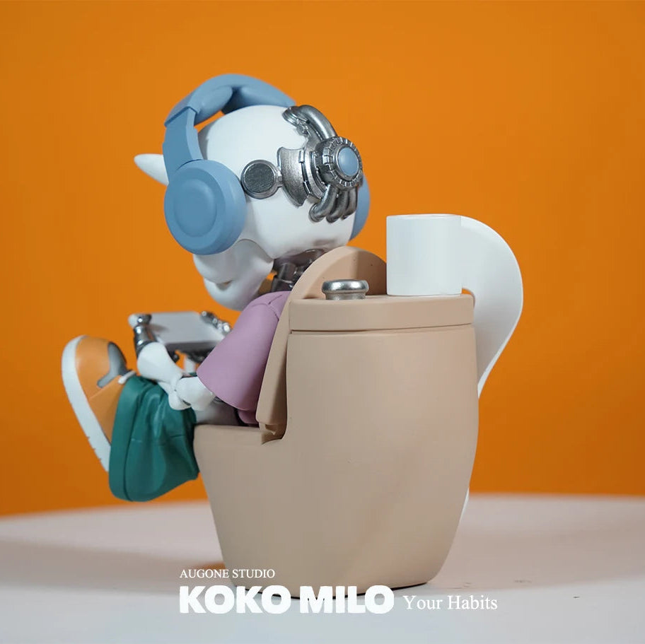 KOKOMILO Your Habit Gravel M Version Ritual Figure — detail view | KikiBuddies