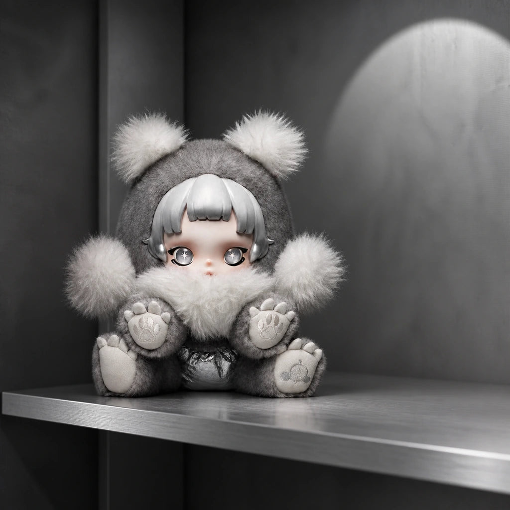 SKULLPANDA Punk Panda Plush Doll aplus context or collector payoff