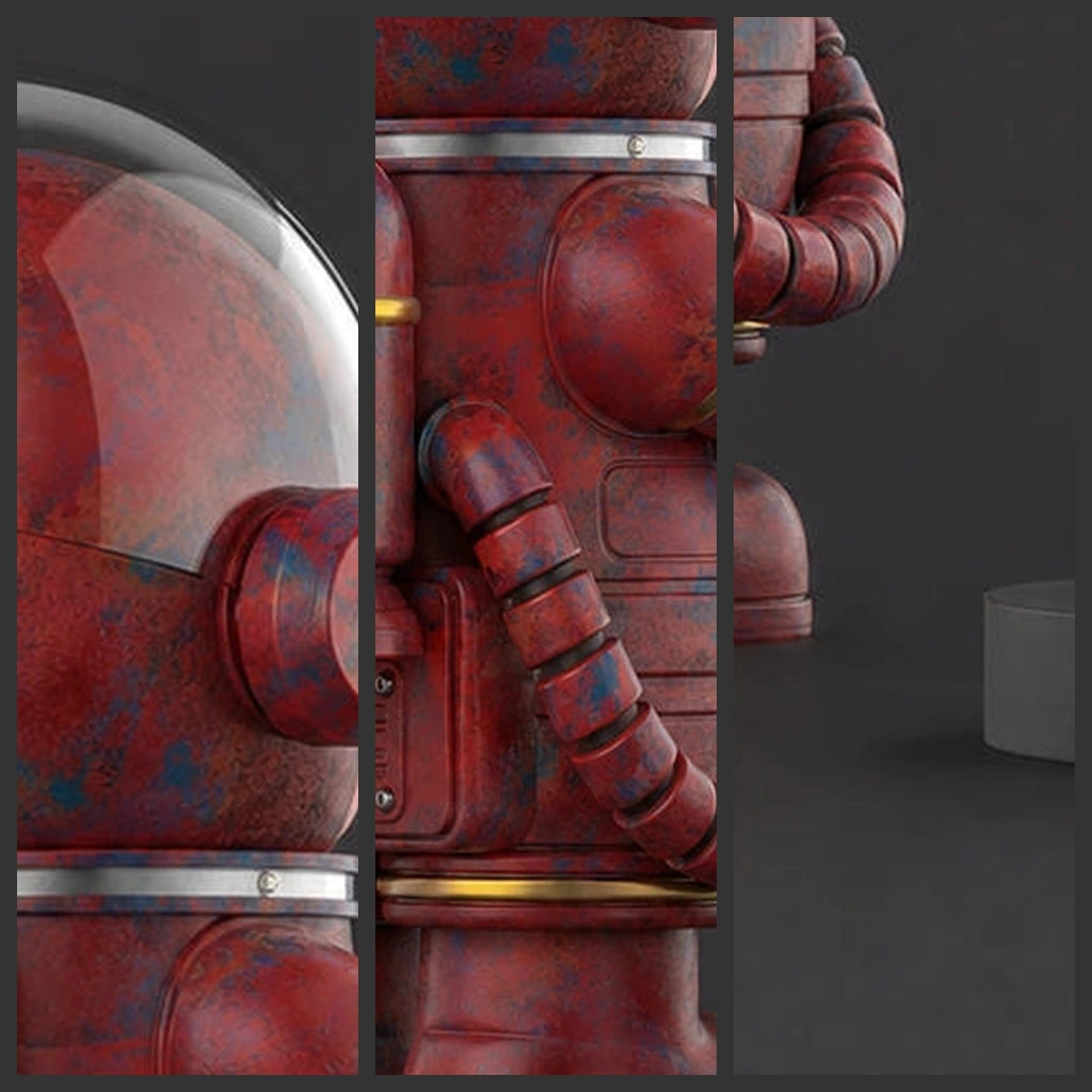 MEGA SPACE MOLLY 1000% Hello, Moon rear mechanical structure detail