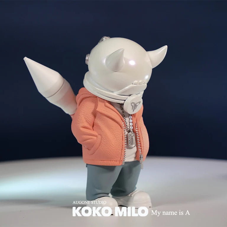 KOKOMILO A-Kingsman Sunset Grapefruit S/M Version Opaque Head Figure — additional view | KikiBuddies