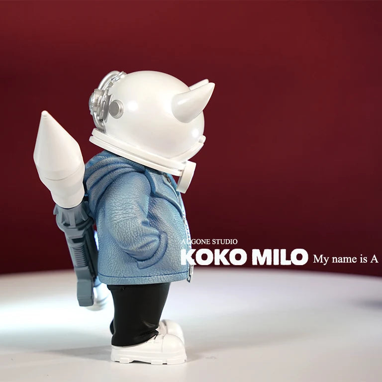 KOKOMILO A-Kingsman Stream Blue S/M Version Opaque Head Figure — additional view | KikiBuddies