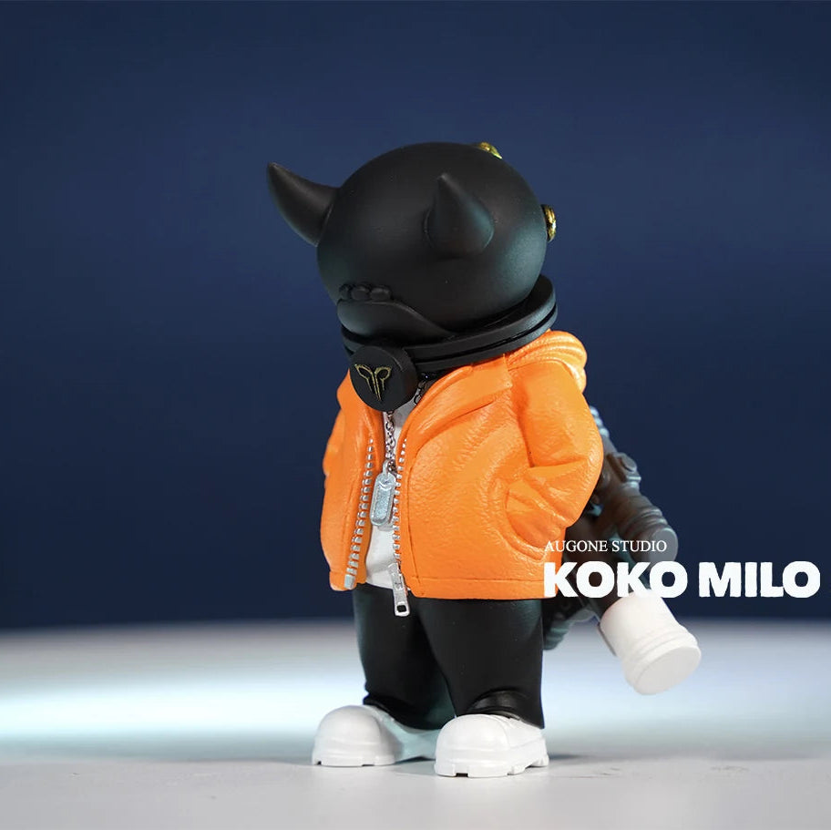 KOKOMILO A-Kingsman Bright Orange S Version Opaque Head Figure — additional view | KikiBuddies