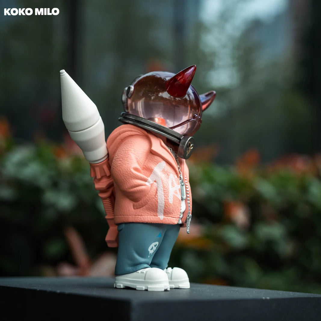 KOKOMILO A-Kingsman Sunset Grapefruit Transparent Head Figure — additional view | KikiBuddies