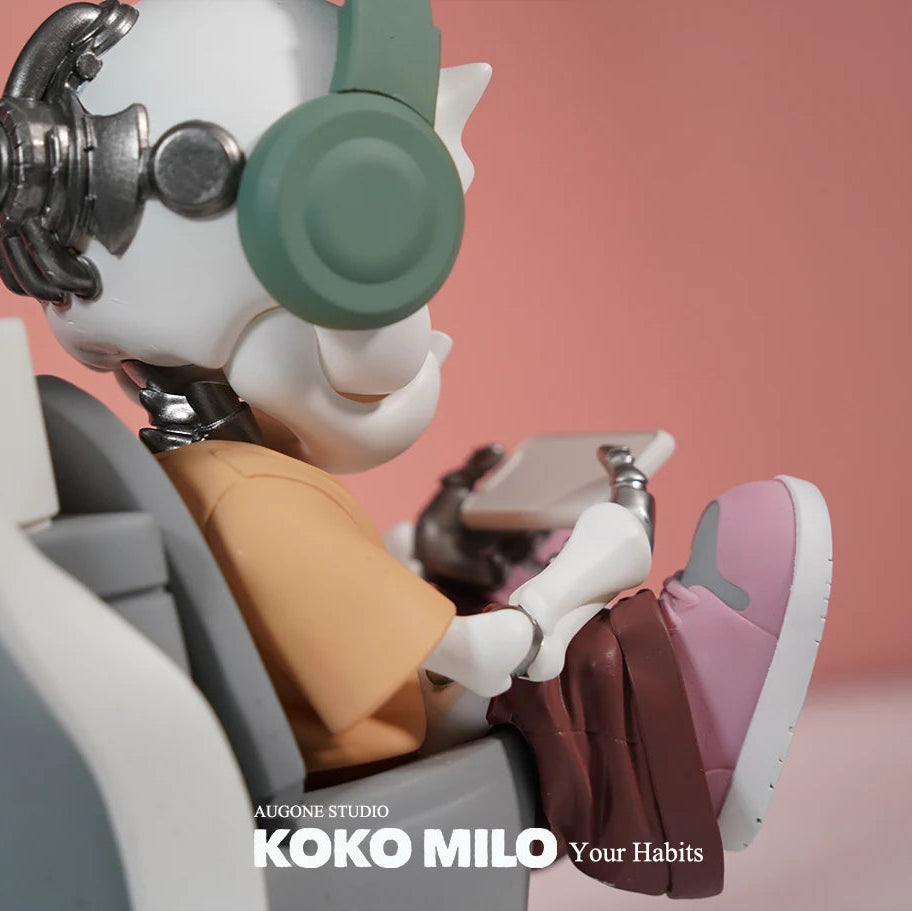 KOKOMILO Your Habit Ice Gray M Version Ritual Figure — additional view | KikiBuddies