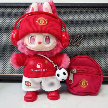 Labubu Manchester United outfit main
