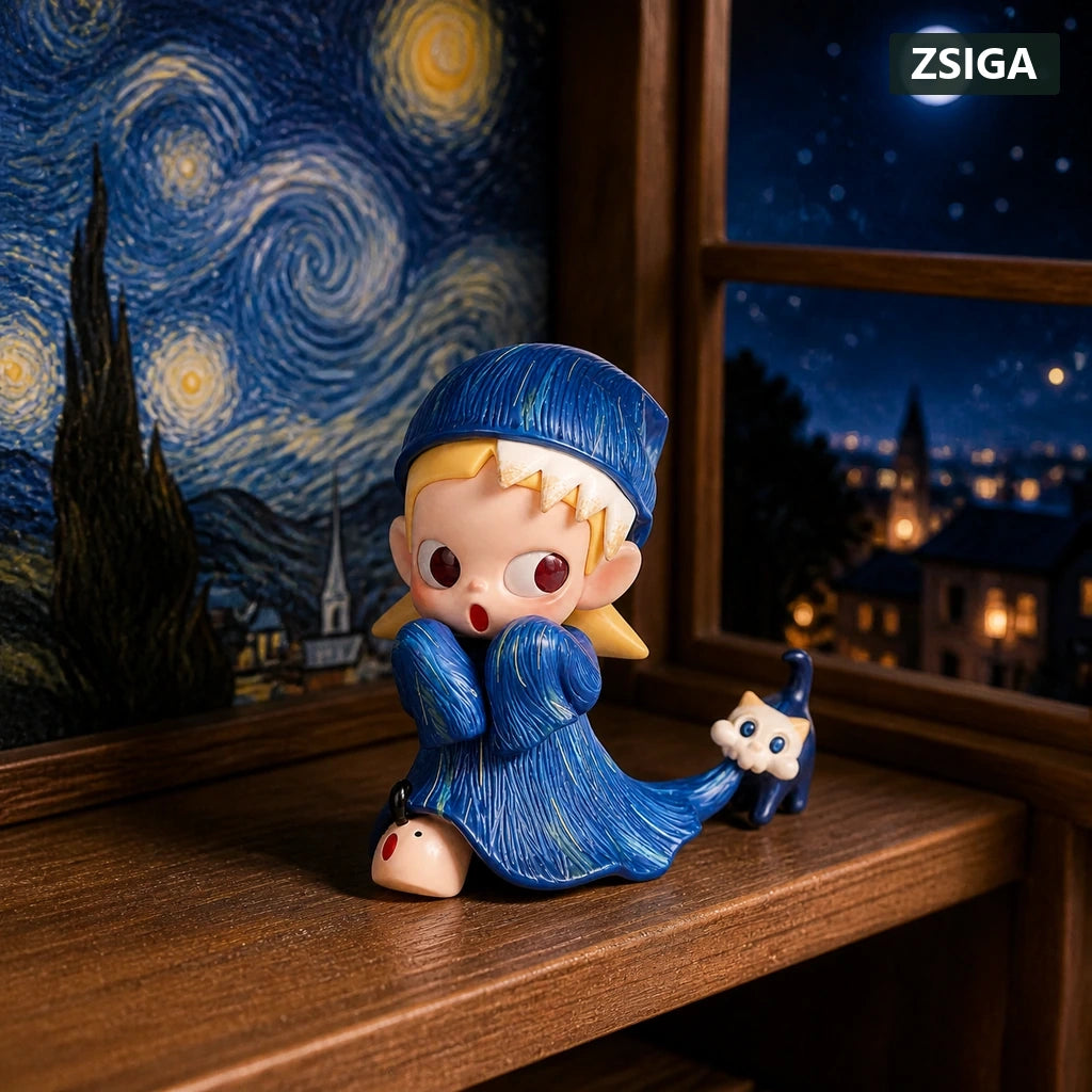 ZSIGA Scared Performer figurine - collector display scene