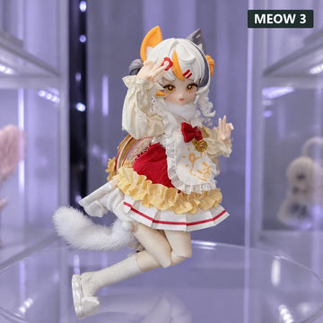 MEOW 3 MEOW MEOW MEOW Dimensions Series 1/8 Action Figure Blind Box hero expressive representative outcome
