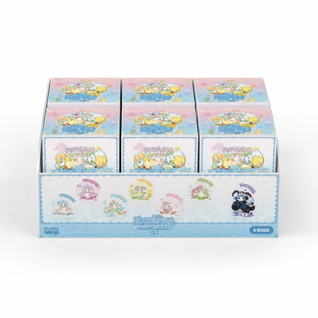 Tutulong Fluffy Shore V6 Series Plush Doll Blind Box whole set containing 6 blind boxes