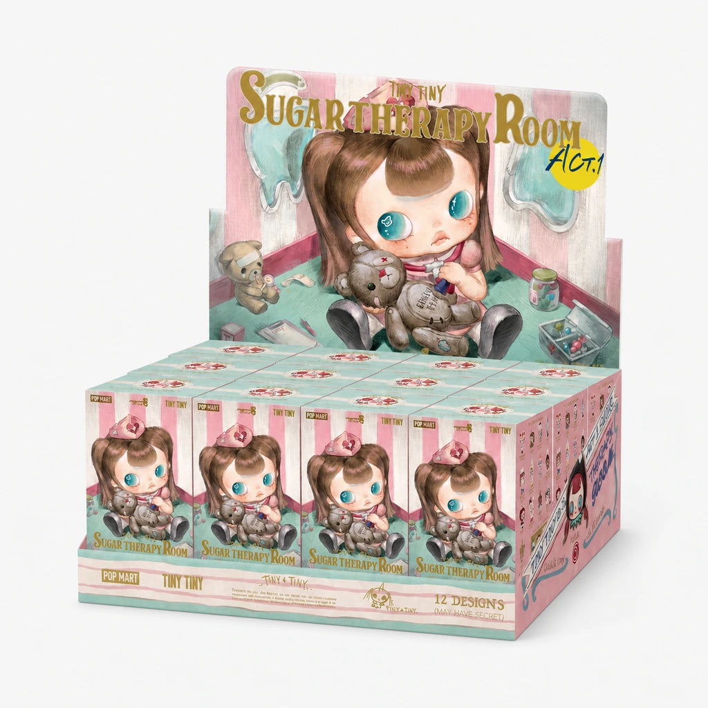 POP MART TinyTiny Act I: Sugar Therapy Room Figures Series Blind Box whole set containing 12 blind boxes