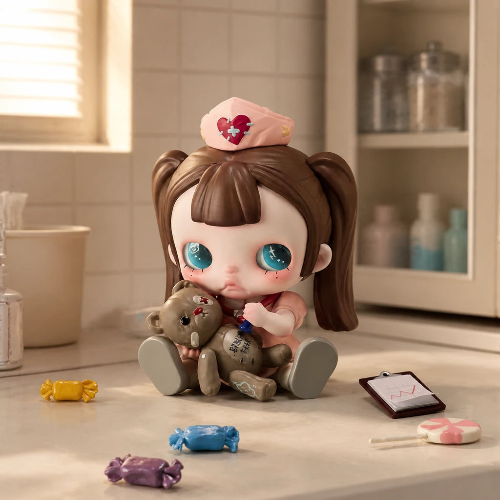 POP MART TinyTiny Act I: Sugar Therapy Room Figures Series Blind Box representative possible random series outcome
