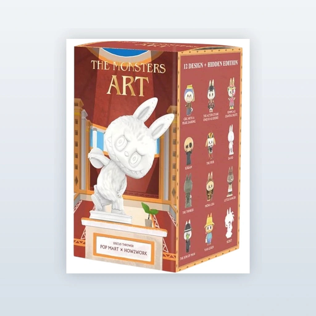 THE MONSTERS Labubu Art Series Figure blind box packaging for one random design