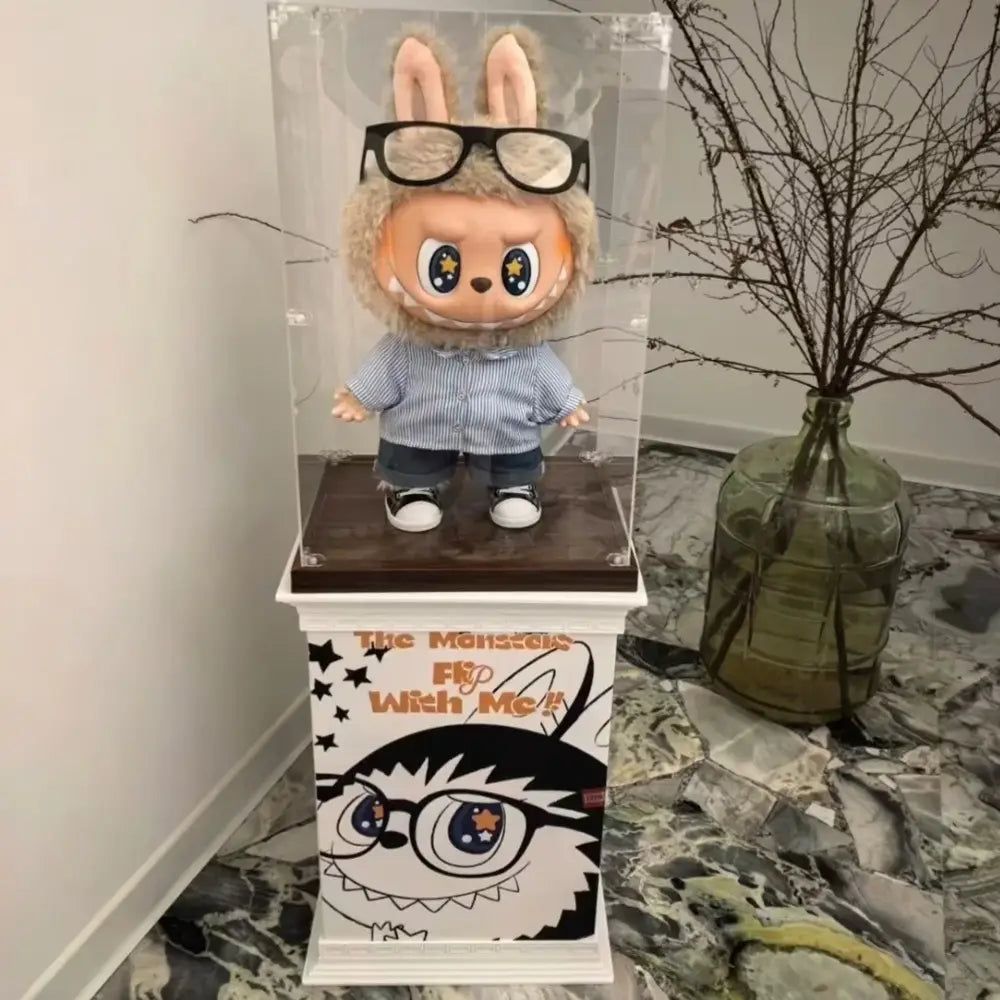 Labubu Flip With Me Vinyl Plush Doll 40cm - detail view | KikiBuddies
