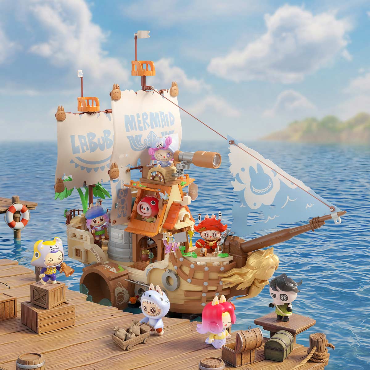 Chasing Mermaids — mermaid group context; scene styling is not a purchase-inclusion list