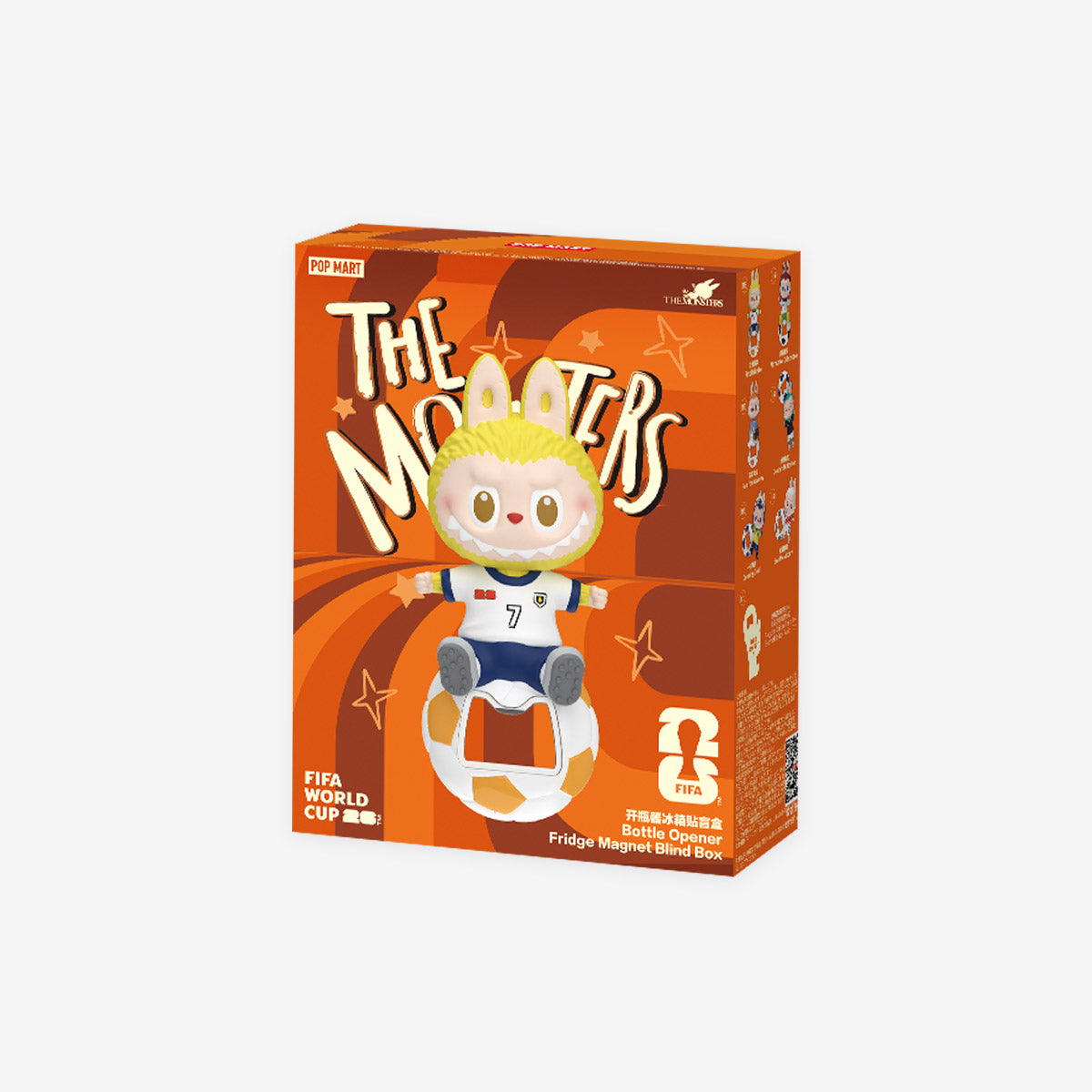 THE MONSTERS x FIFA — one random blind-box package, not confirmed named style