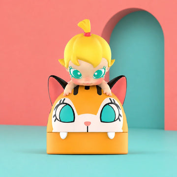 Baby Molly and Baby Tabby Pulling a Prank Figure premium hero view