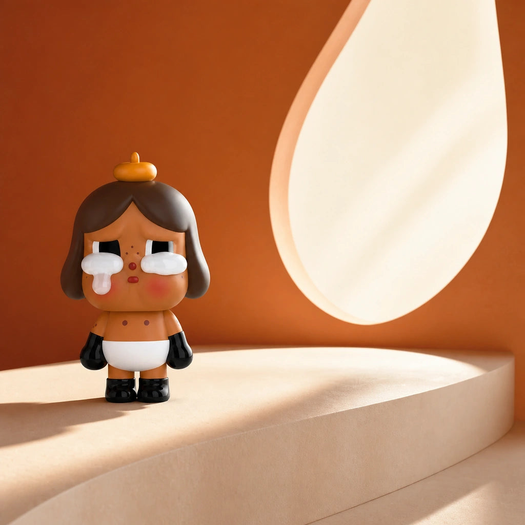CRYBABY Crying Again Series Figures - Blind Box & Full Set series context display; random single outcome not guaranteed