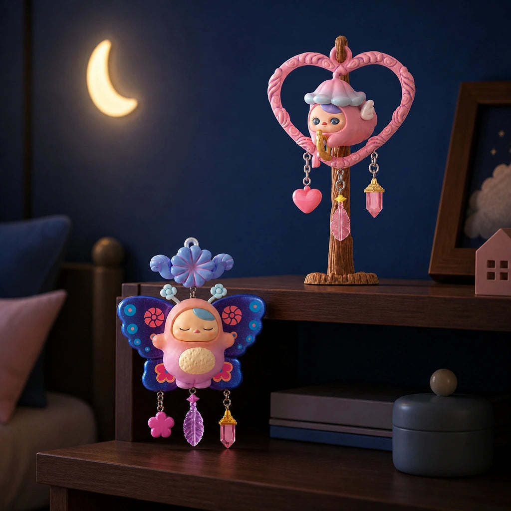 PUCKY Dreamy Wishes Series Figures - Blind Box & Full Set series context display; random single outcome not guaranteed