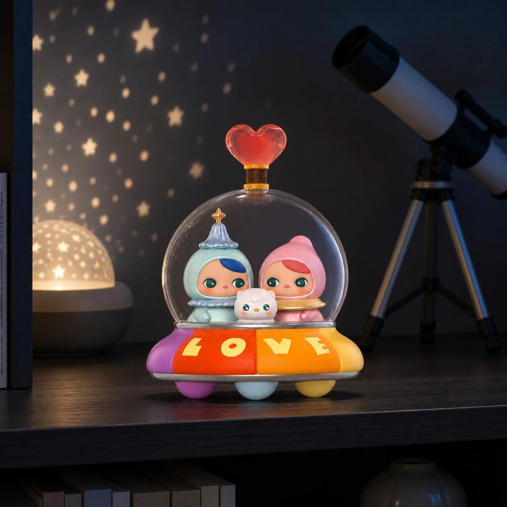 PUCKY Love Across Galaxies Figure collector display scene