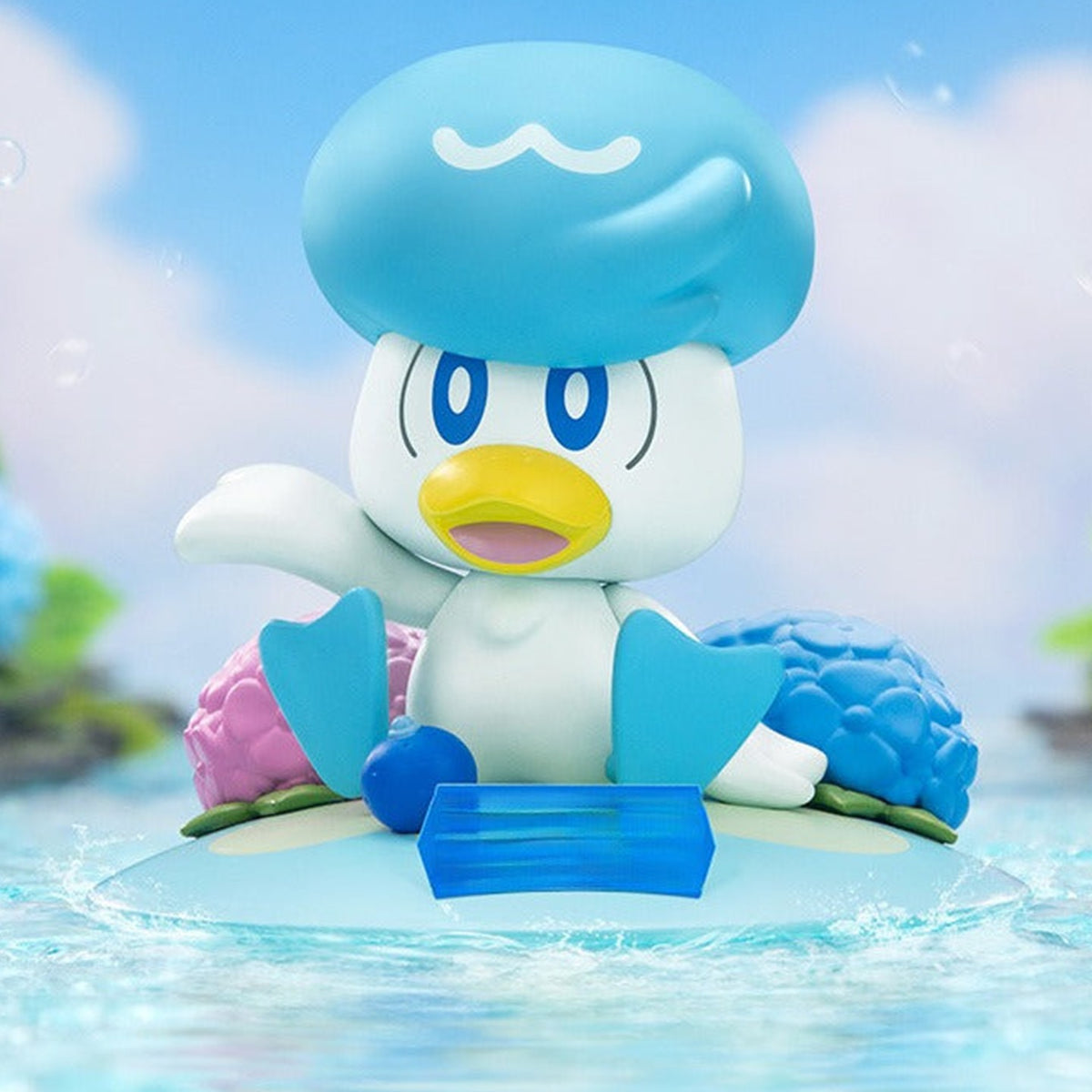 Pokémon Shining Moment Series Figure - quaxly design scene | KikiBuddies