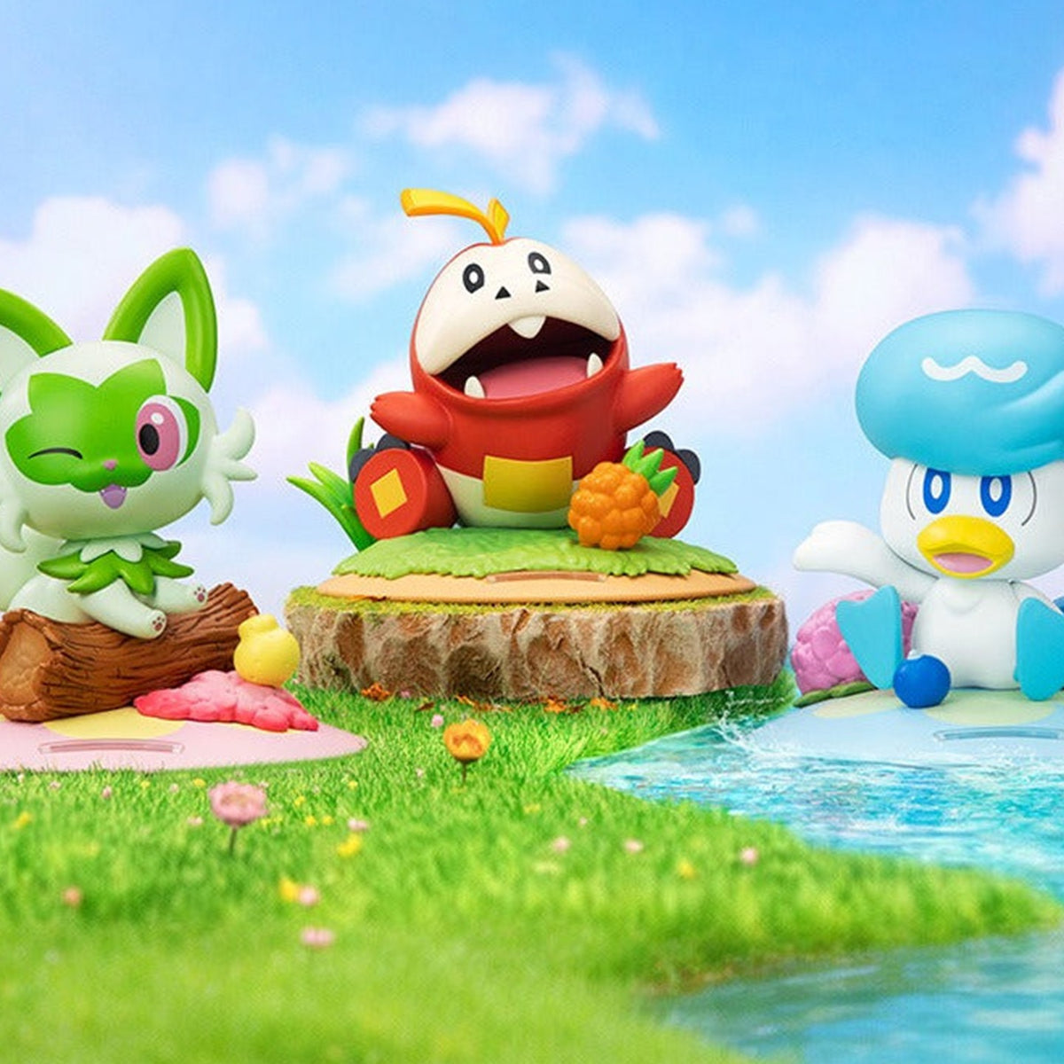 Pokémon Shining Moment Series Figure - three character series overview | KikiBuddies
