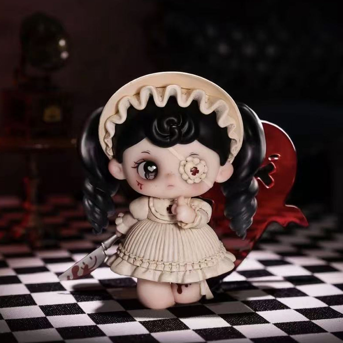 TARTI Ghost In Hotel Series Figure Blind Box - do not speak design scene | KikiBuddies