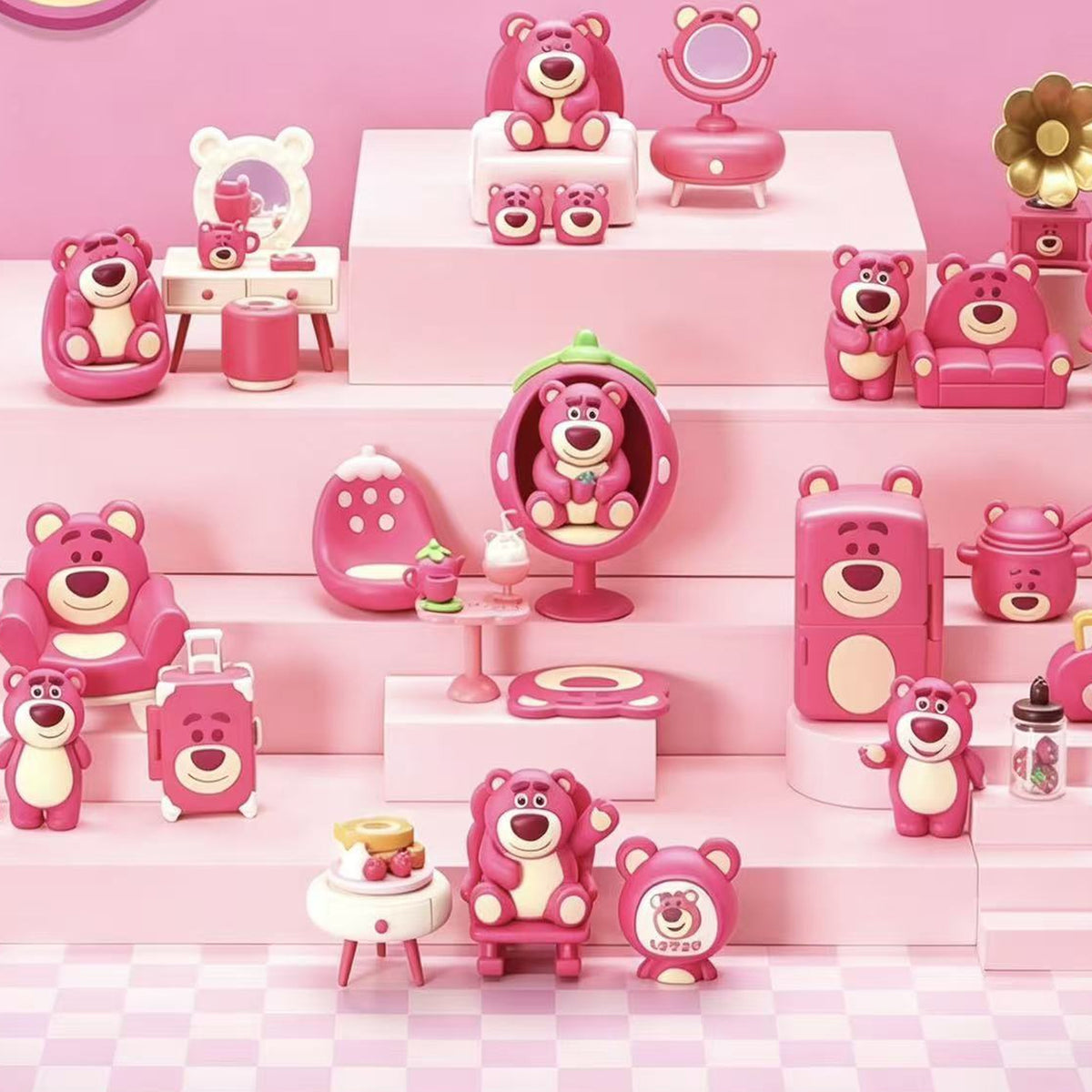 DSN Toy Story Lotso's Room Series Figure Blind Box - series room assortment overview | KikiBuddies