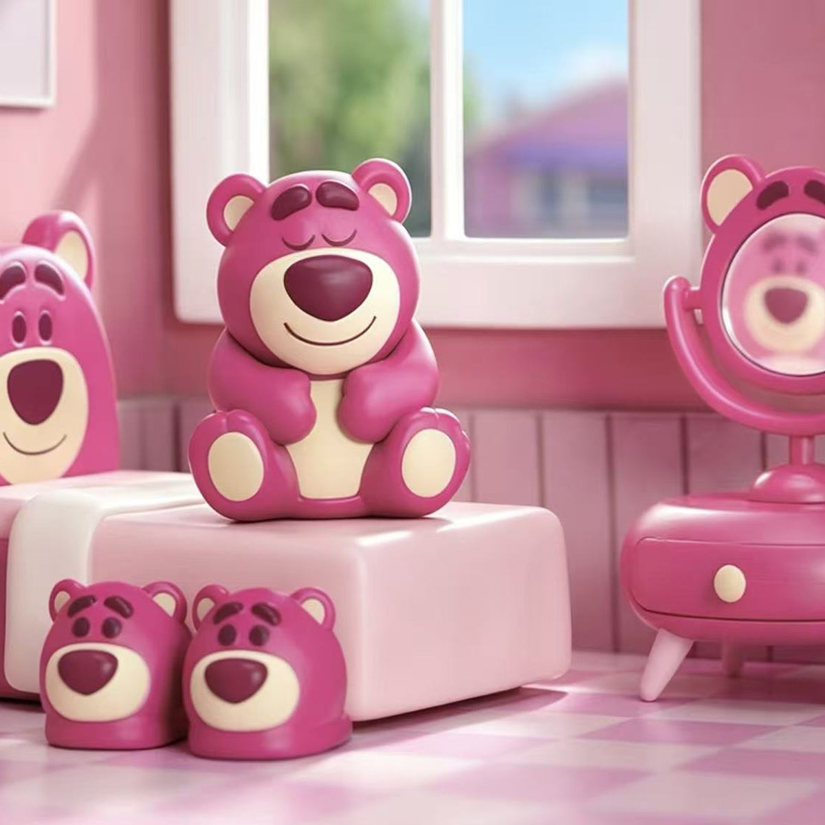 DSN Toy Story Lotso's Room Series Figure Blind Box - vanity design scene | KikiBuddies