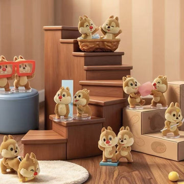 52TOYS Disney Chip 'n' Dale Cuddle Crew Figure Blind Box - series overview | KikiBuddies
