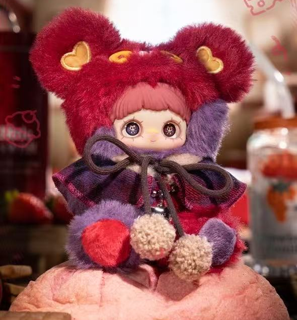 confirmed raspberry jam - MAYMEI Tiny Bear Cookie; display reference, not guaranteed random-box contents