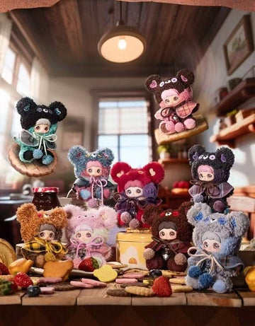 series display - MAYMEI Tiny Bear Cookie; display reference, not guaranteed random-box contents