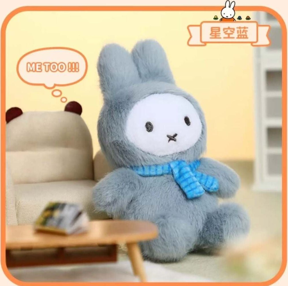 Miffy Macaron Blue - complete product scene; styling props not included