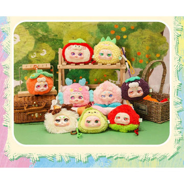 Kimmon Fruit Plush It's You native physical group with fruit-inspired costumes; collection example, not a guaranteed eight-box assortment