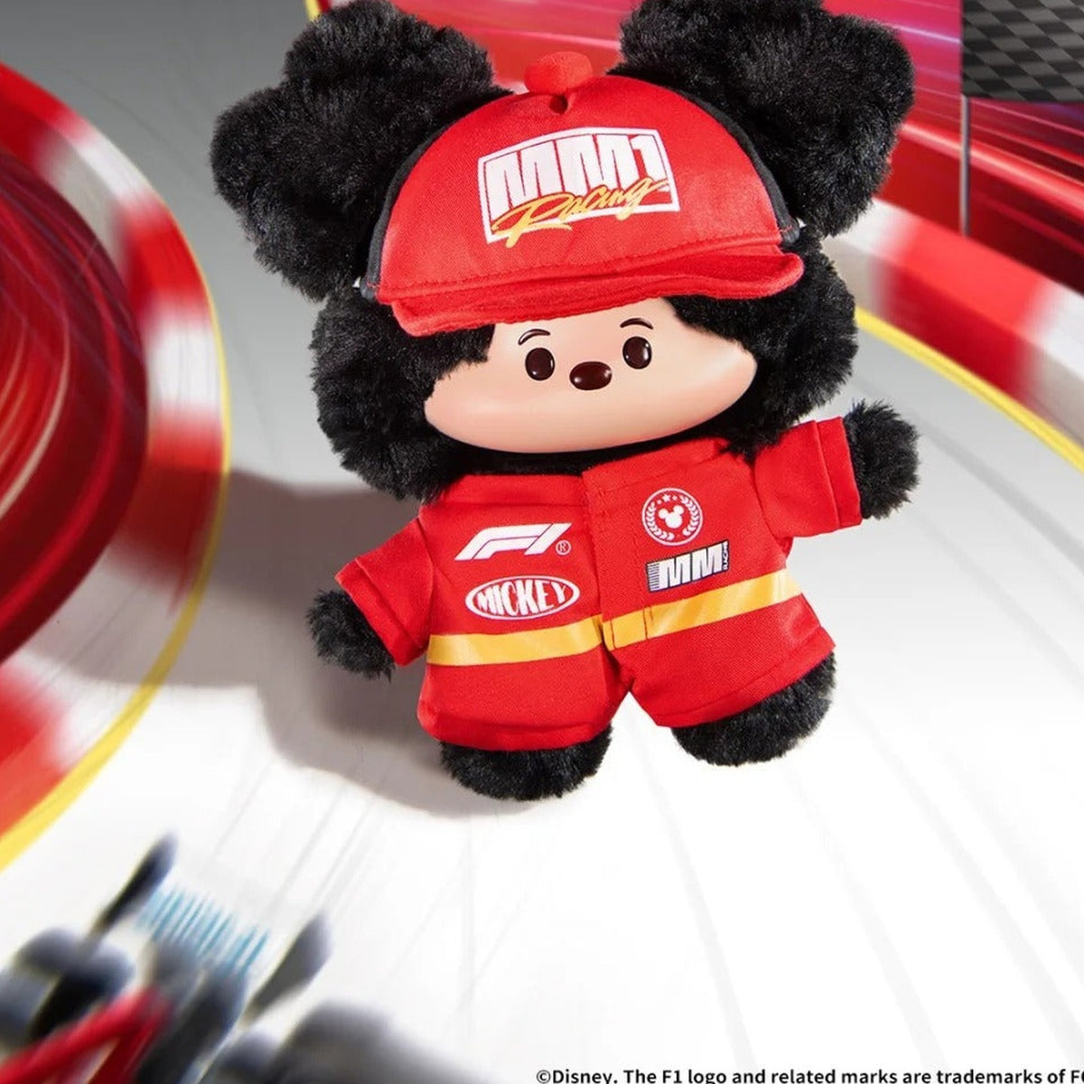 Mickey Mouse Speed Life Vinyl Plush Hanging Card - handheld scale scene | KikiBuddies