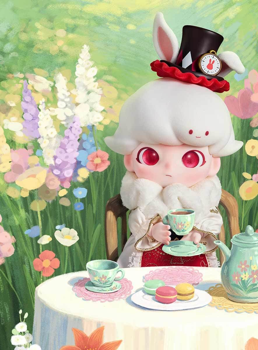 Plop Rabbit tea scene — scene props are not included