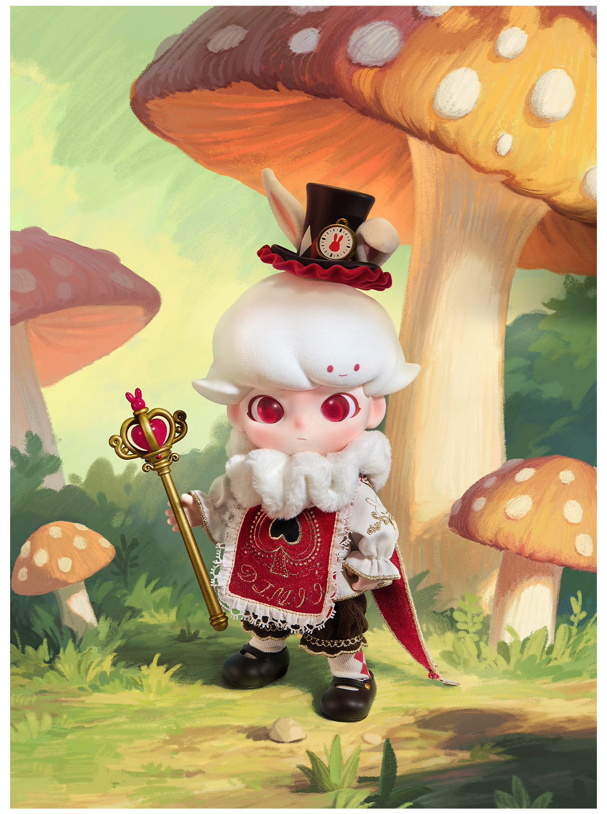 Plop Rabbit woodland display — scenery props not included