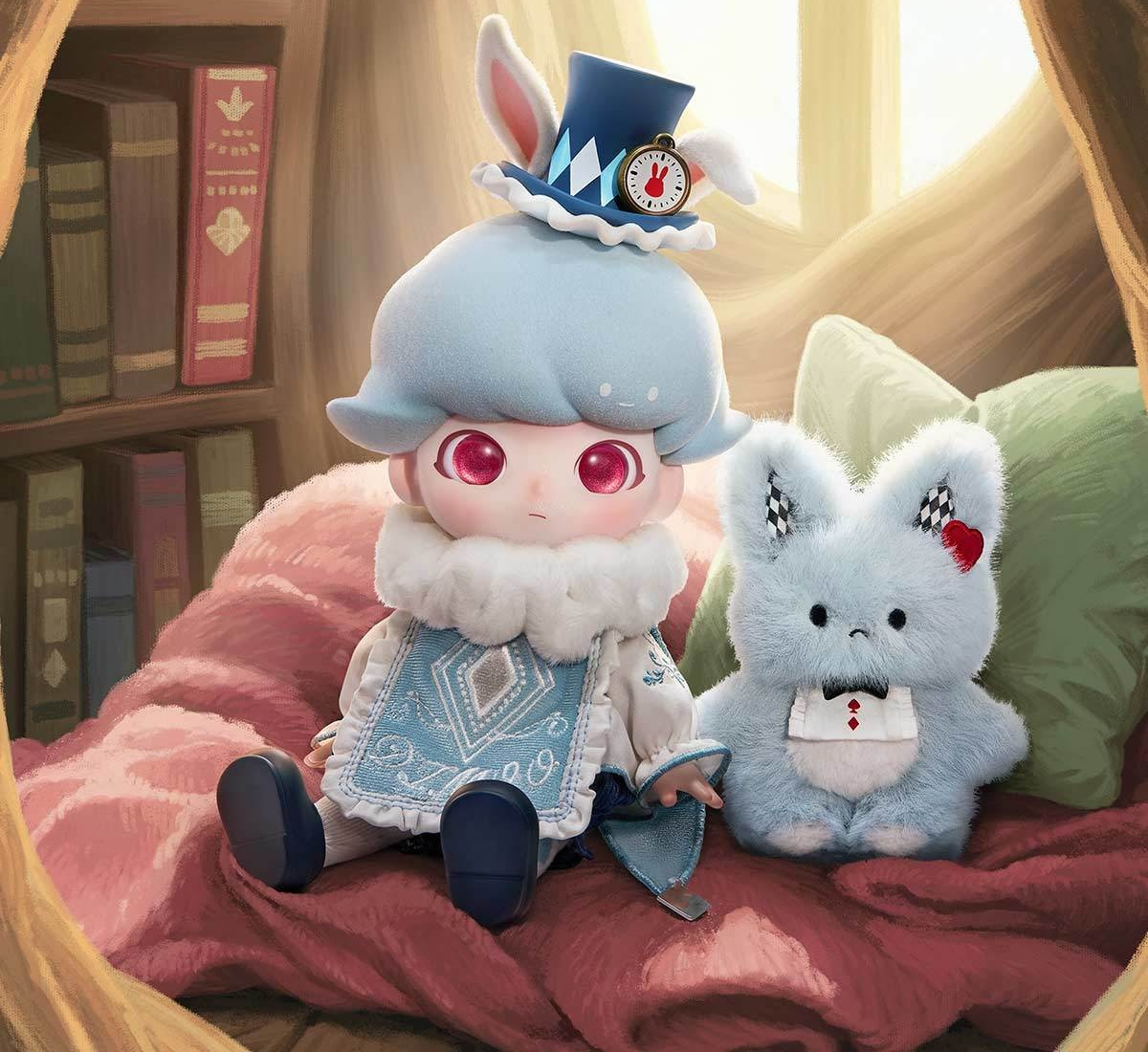 Ticktack Rabbit with CANDY plush — secret design reference