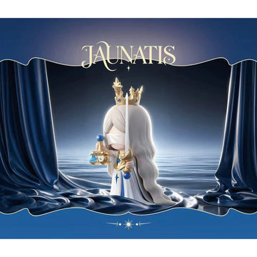 Laplly Star Song Infinite Beginning Justice figure with crown, sword and scales; illustrative random-series design, scene props not included