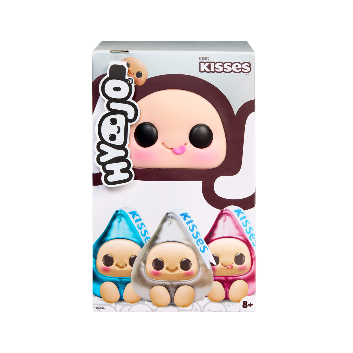Hyojo Hershey’s Kisses series packaging — one random blind box; artwork shows possible designs