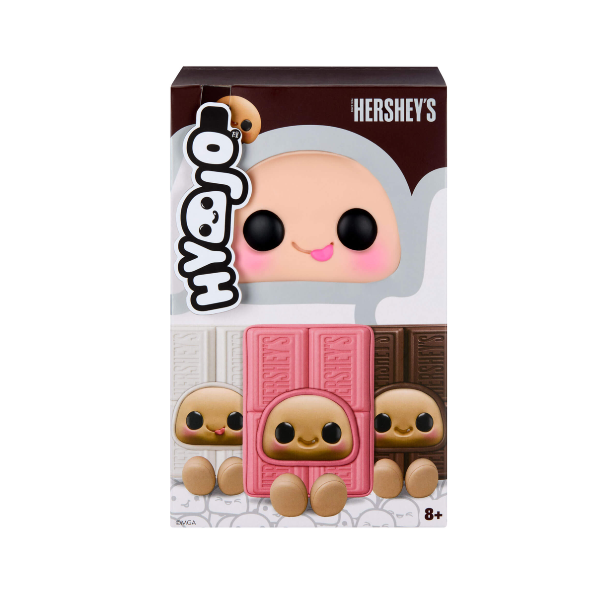 Hyojo Hershey’s Chocolate Bar series packaging — one random blind box; artwork shows possible designs